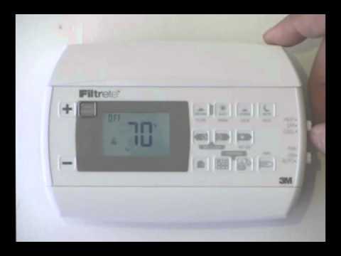 3m 22 Filtrete Thermostat User Manual